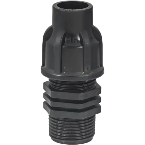 Racord Filet Exterior Pentru Tub De Picurare, Ldpe, Dimensiune 20x3/4", Presiune 4 Bari
