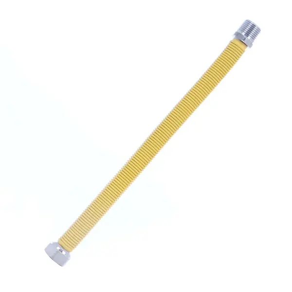 Racord flexibil gaz extensibil inox cu protectie 1/2" filet interior - exterior 30 - 60 cm Premium