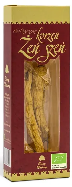 Rădăcină bio de ginseng, 20 g, Dary Natury