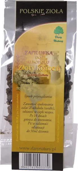 Rădăcină de aur, amestec de plante pentru tinctură, 20-30 g, Dary Natury