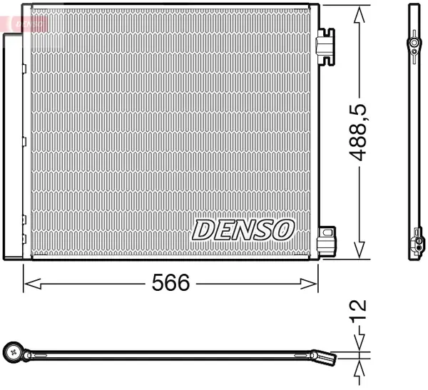 Radiator AC condensator cu uscator potrivit NISSAN QASHQAI II, X-TRAIL III; RENAULT ESPACE V, KADJAR, KOLEOS II 1.2-2.0D 11.13-