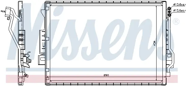 Radiator aer conditionat AC aluminiu potrivit MERCEDES S (C216), S (W221) 2.2D-6.2 10.05-12.13
