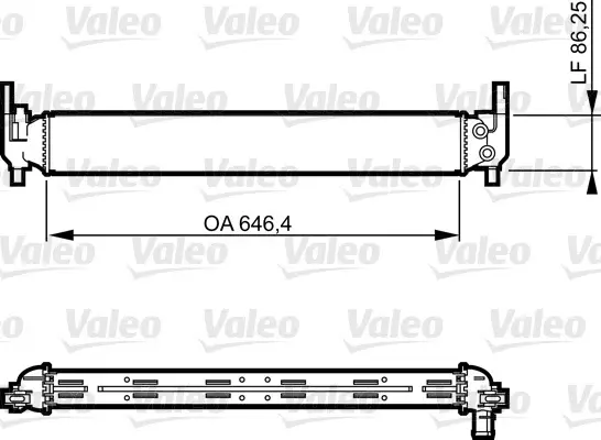 Radiator apa racire motor AUDI A1; SEAT IBIZA IV, IBIZA IV ST, TOLEDO IV; SKODA FABIA II, FABIA III, RAPID, ROOMSTER, ROOMSTER PRAKTIK; VW POLO 1.0-1.4D dupa 2009