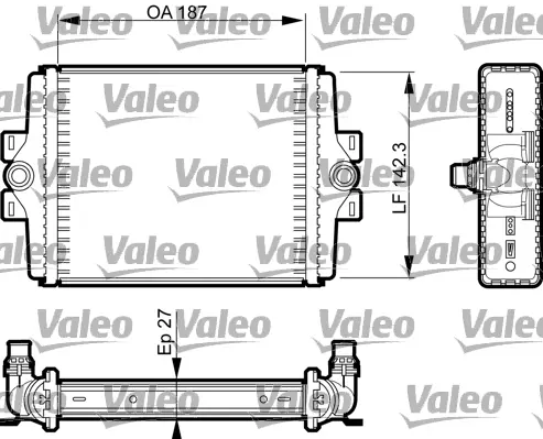 Radiator apa racire motor BMW Seria 3 (F30, F80), 3 (F31), 3 GRAN TURISMO (F34), 4 (F32, F82), 4 (F33, F83), 4 GRAN COUPE (F36) 2.0 3.0D dupa 2011