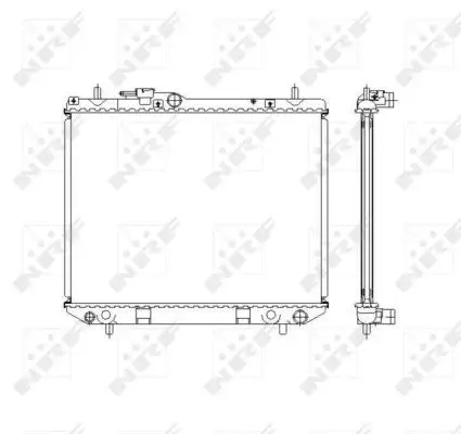 Radiator apa racire motor DAIHATSU TERIOS 1.3 intre 1997-2000