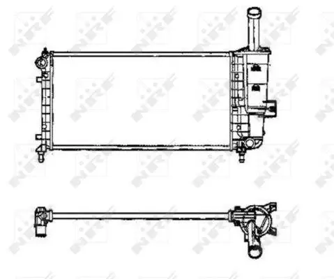 Radiator apa racire motor FIAT PUNTO 1.2 intre 1999-2010