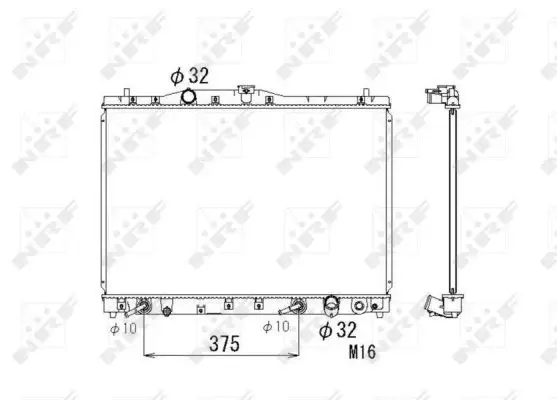 Radiator apa racire motor HONDA LEGEND III 3.5 intre 1996-1997