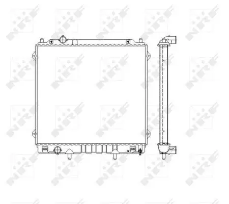 Radiator apa racire motor HYUNDAI TERRACAN 2.9D intre 2001-2006