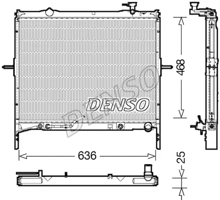 Radiator apa racire motor KIA SORENTO I 2.5D dupa 2002
