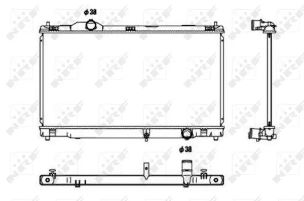 Radiator apa racire motor LEXUS IS C, IS II 2.5 intre 2005-2015
