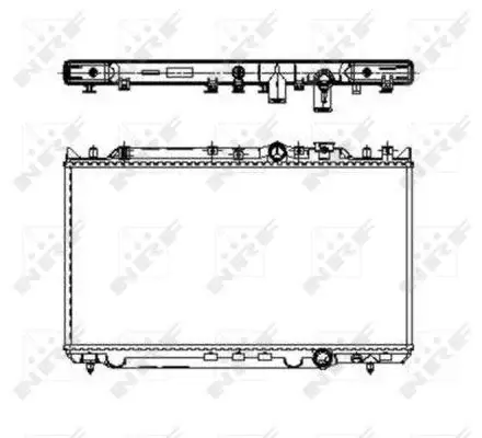 Radiator apa racire motor MAZDA 626 IV 2.0D intre 1992-1997