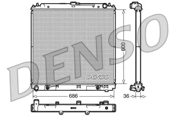 Radiator apa racire motor NISSAN PATHFINDER III 4.0 dupa 2005