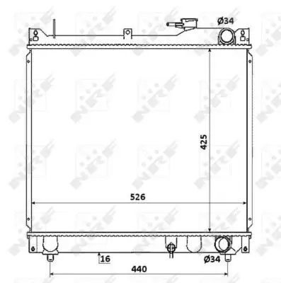 Radiator apa racire motor SUZUKI GRAND VITARA I 1.6 intre 1998-2003