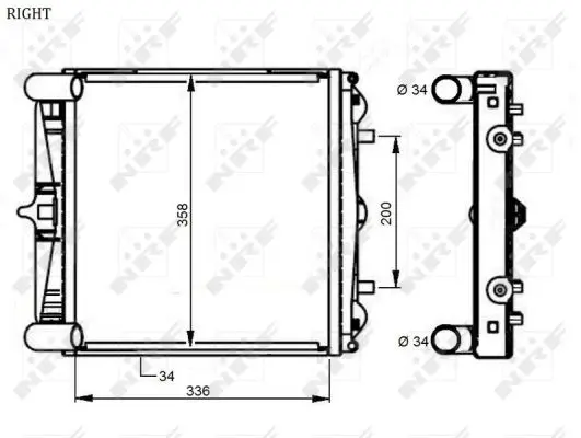 Radiator apa racire motor (transmisie automata) PORSCHE 911, 911 TARGA, BOXSTER 2.5-3.6 intre 1996-2005