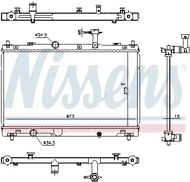 Radiator apa racire motor (transmisie automata) SUZUKI VITARA 1.4 1.6 1.6D dupa 2015