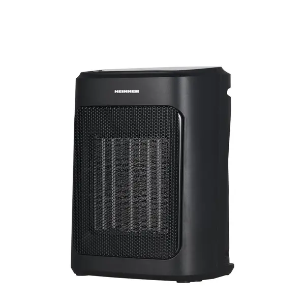 Radiator ceramic Heinner HCH-MD20BK, 2 trepte de putere: 1200/2000 W, Afisaj LED, Control tactil, Temporizator 24h, Negru