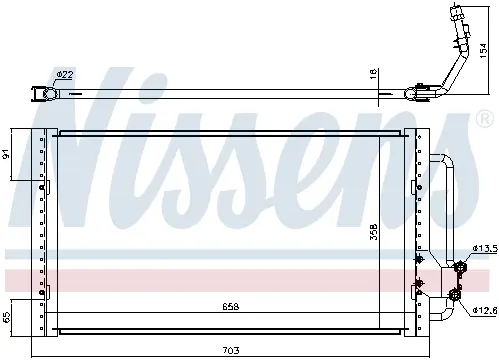 Radiator clima AC CHEVROLET BLAZER S10 4.3 intre 1994-2005