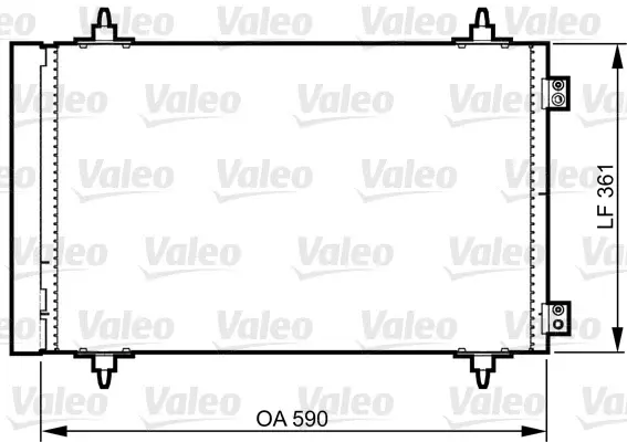 Radiator clima AC cu uscator CITROEN C8, JUMPY; FIAT SCUDO, ULYSSE; LANCIA PHEDRA; PEUGEOT 807, EXPERT, EXPERT TEPEE 1.6D 2.0D dupa 2006