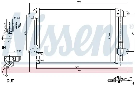 Radiator clima AC cu uscator VW BEETLE, JETTA IV 1.2-2.5 dupa 2010