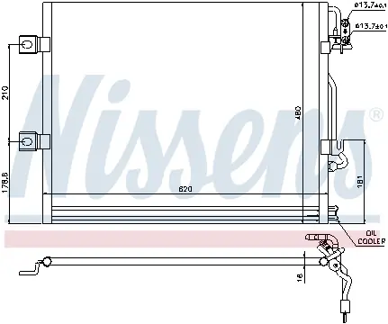 Radiator clima AC Mercedes Clasa S (C216), S (W221) 3.0-6.2 intre 2005-2013