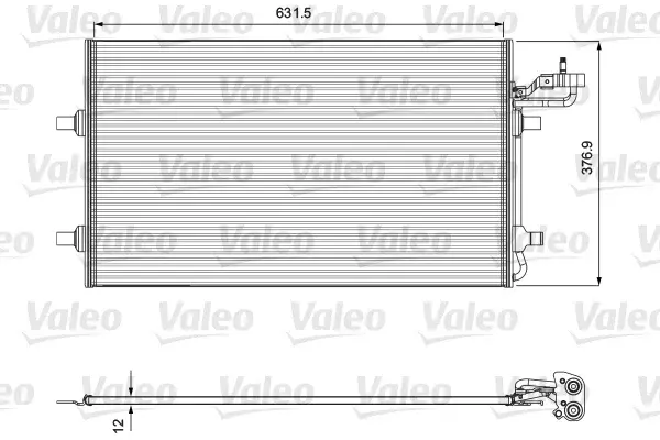 Radiator clima AC VOLVO C30, C70 II, S40 II, V50 1.6-2.5 intre 2003-2012