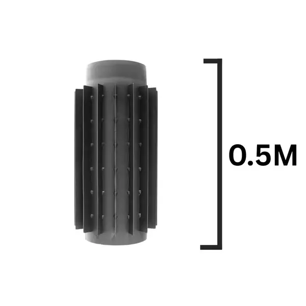 Radiator distribuire caldura burlan premium otel 2mm grosime diametru fi 200 lungime 50cm