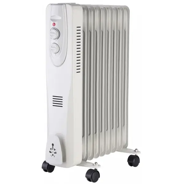 Radiator electric portabil cu ulei 9 elementi 2000W Well HTR-OIL02-2000/9-WL / 5948636038491