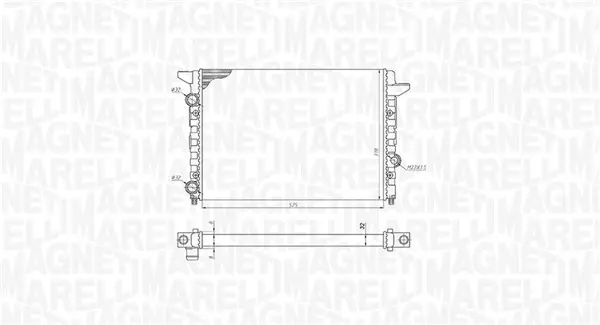 Radiator motor (Automat Manual) potrivit VW PASSAT B3 B4 1.6-2.0