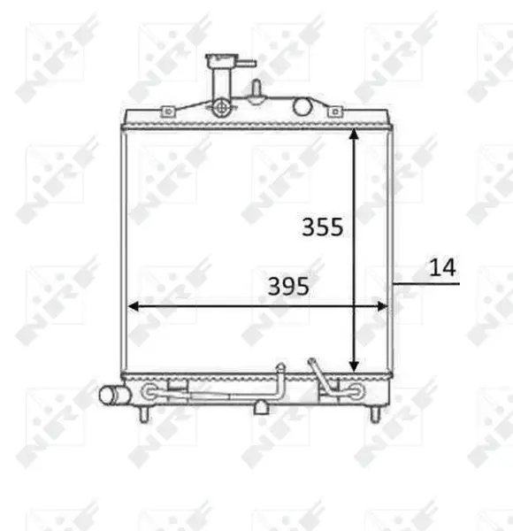 Radiator motor (Automat) potrivit KIA PICANTO 1.1