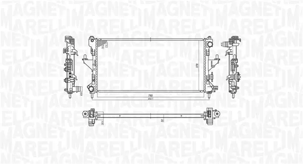 Radiator motor (Manual) potrivit CITROEN JUMPER II; FIAT DUCATO; PEUGEOT BOXER 2.2D-3.0D
