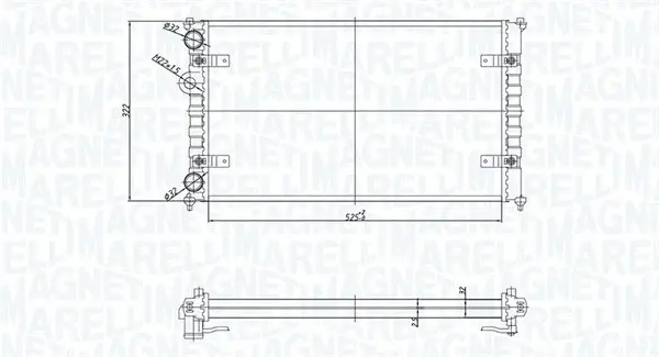 Radiator motor (Manual) potrivit SEAT CORDOBA, CORDOBA VARIO, IBIZA II, INCA, TOLEDO IV; VW CADDY II, CADDY II MINIVAN, POLO, POLO III CLASSIC 1.2-1.9D