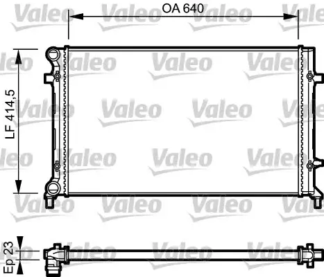 Radiator motor potrivit AUDI A3; SEAT ALTEA, ALTEA XL, LEON, TOLEDO III; SKODA OCTAVIA II, YETI; VW CADDY III, CADDY III MINIVAN, CADDY IV MINIVAN, EOS, GOLF PLUS V, GOLF V 1.4-2.0D