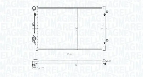 Radiator motor potrivit AUDI A3, TT; SEAT ALTEA, ALTEA XL, LEON, TOLEDO III; SKODA OCTAVIA II, RAPID, SUPERB II, YETI; VW BEETLE, CADDY ALLTRACK, CADDY ALLTRACK MINIVAN, CADDY III 1.0-2.0D