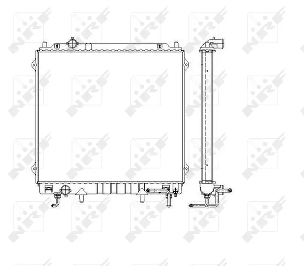Radiator motor potrivit HYUNDAI TERRACAN 2.9D