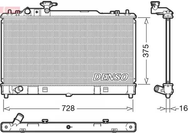 Radiator motor potrivit MAZDA 6 1.8 2.0