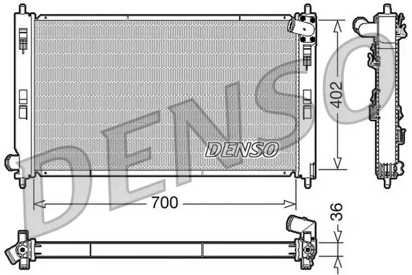 Radiator motor potrivit MITSUBISHI OUTLANDER II 2.2D
