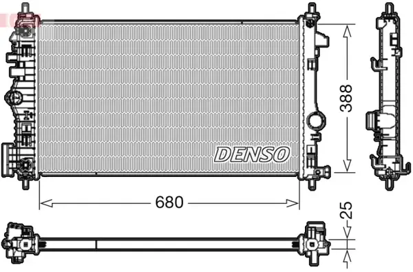 Radiator motor potrivit OPEL INSIGNIA A 2.0D