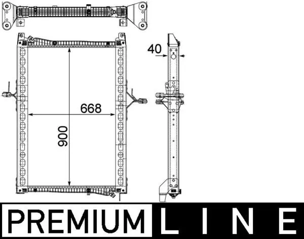 Radiator, racire motor MAHLE BEHR *** PREMIUM LINE *** CR 1160 000P