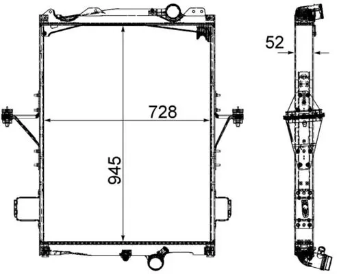 Radiator, racire motor MAHLE BEHR *** PREMIUM LINE *** CR 2096 000P