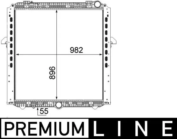 Radiator, racire motor MAHLE BEHR *** PREMIUM LINE *** CR 865 000P