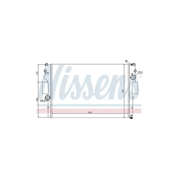 Radiator, racire motor NISSENS 61981