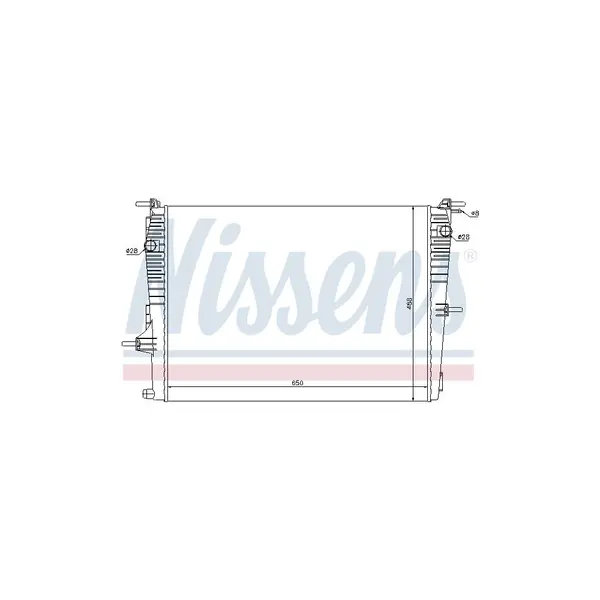 Radiator, racire motor NISSENS 637606