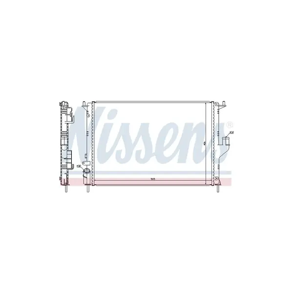 Radiator, racire motor NISSENS 637612