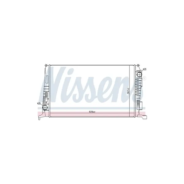 Radiator, racire motor NISSENS 637614