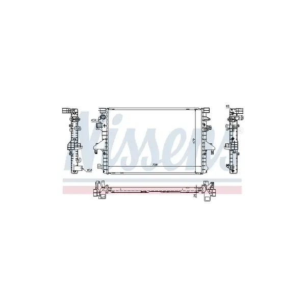 Radiator, racire motor NISSENS 65285