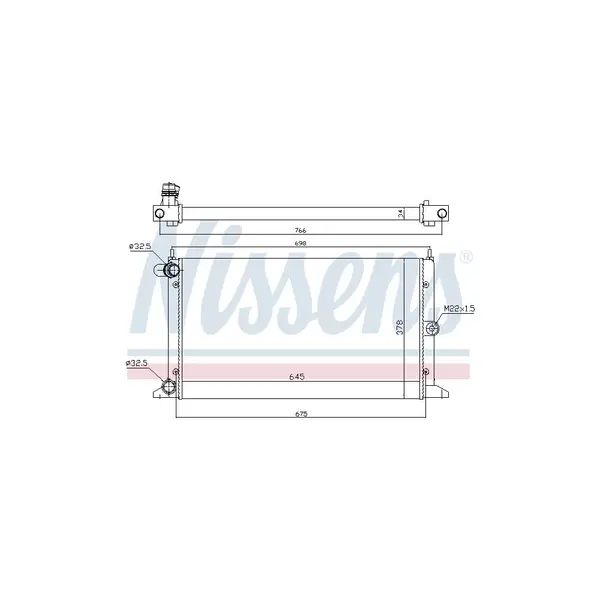 Radiator, racire motor NISSENS 67304