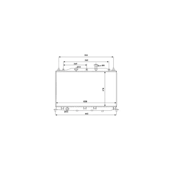 Radiator, racire motor NRF 53822