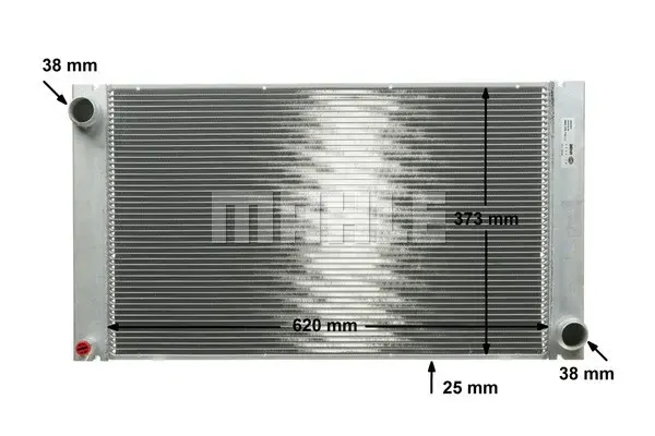 Radiator racire motor potrivit BMW Seria 5 (E60), 5 (E61) 2.0D 2.5D 3.0D