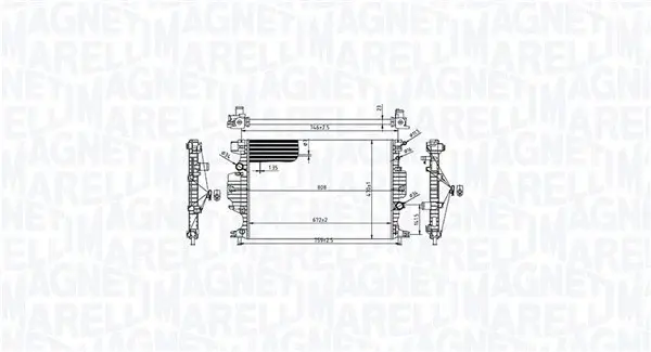 Radiator racire motor potrivit FORD GALAXY III, MONDEO V 1.5 2.0D 09.14-