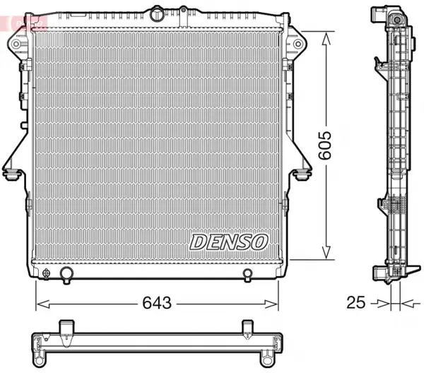 Radiator racire motor potrivit FORD RANGER 3.2D 04.11-